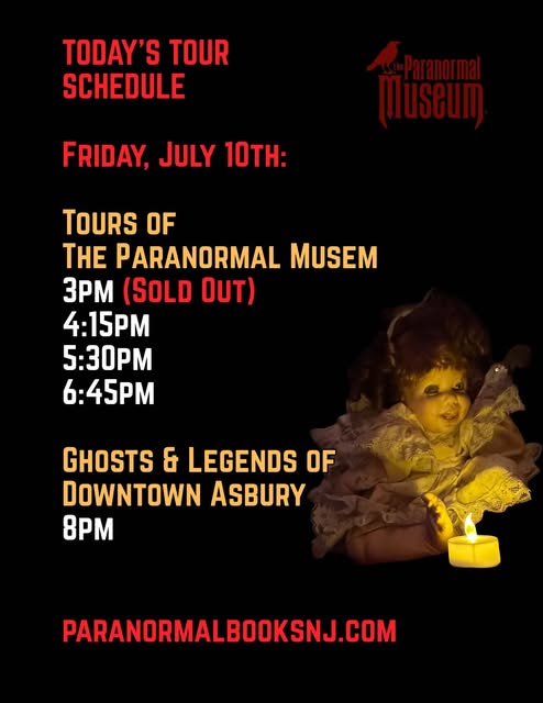 Tours of The Paranormal Museum