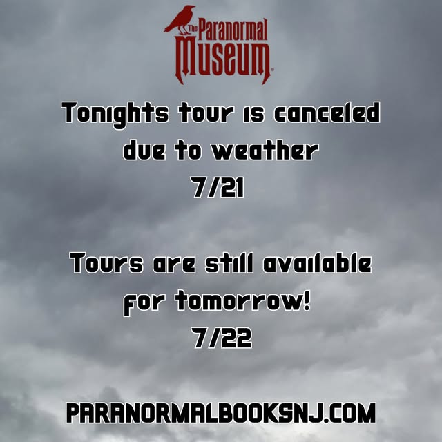 Tours at The Paranormal Museum