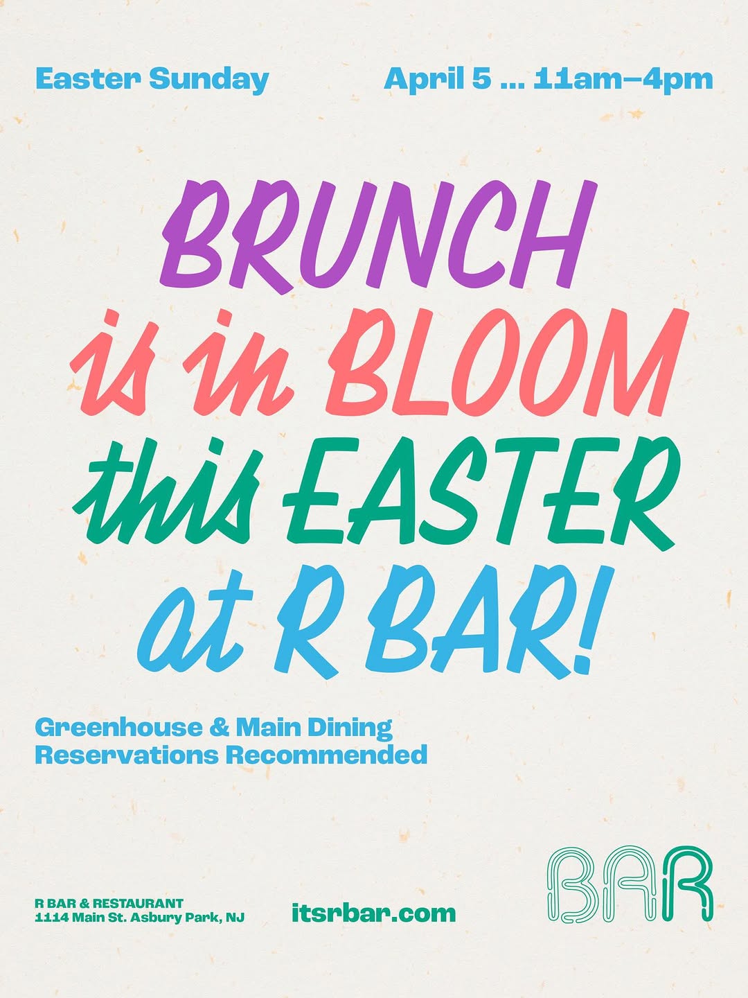 Easter Sunday Brunch at R Bar