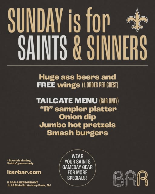 Sunday is for Saints & Sinners