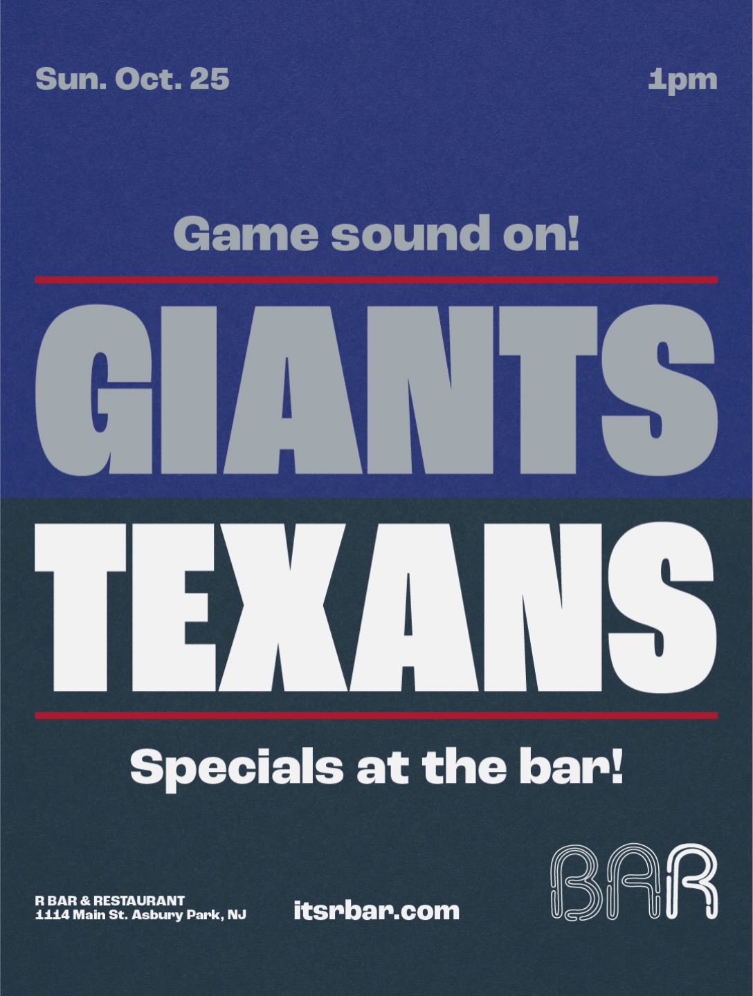Giants vs. Texans