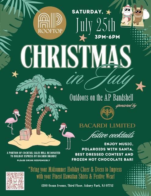 Christmas in July at AP Rooftop