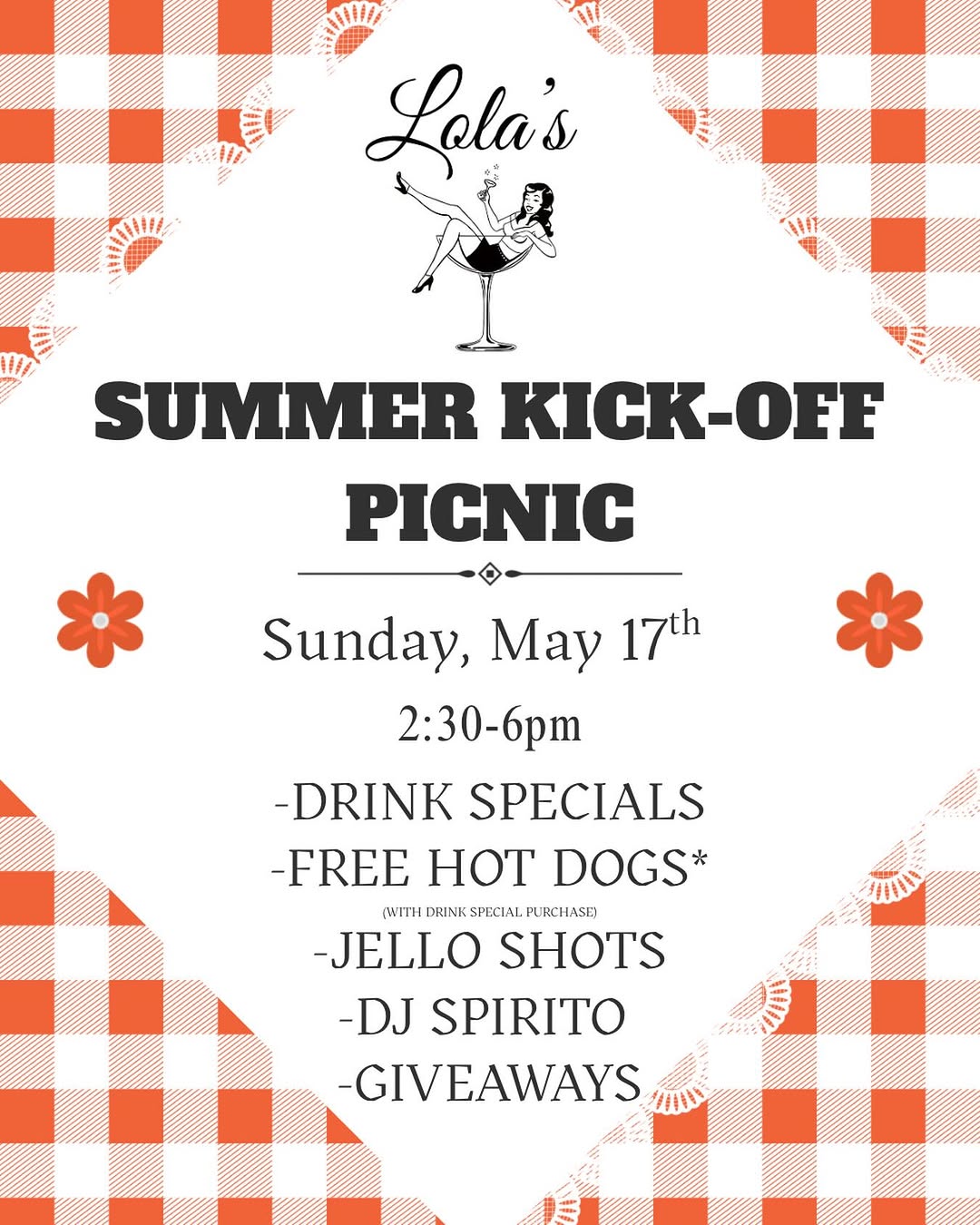 Lola's Summer Kick-Off Picnic
