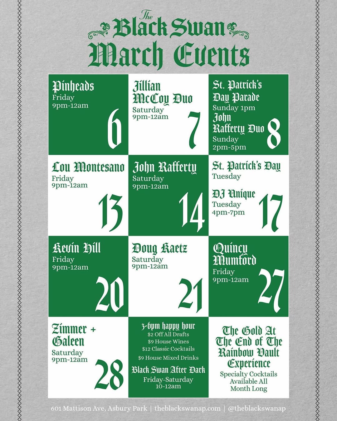 St. Patrick's Day Celebration featuring DJ Unique