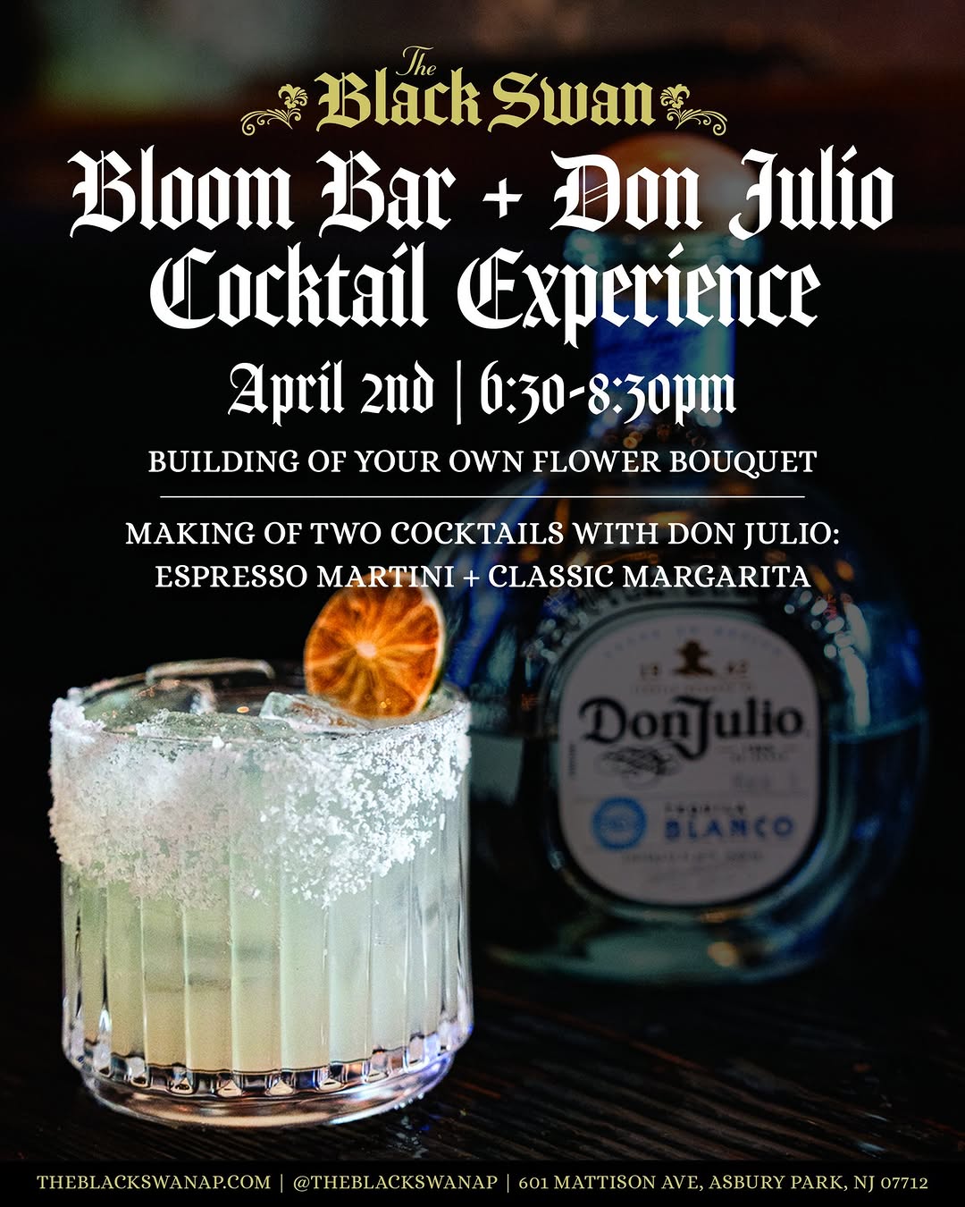 Bloom Bar + Don Julio Cocktail Experience