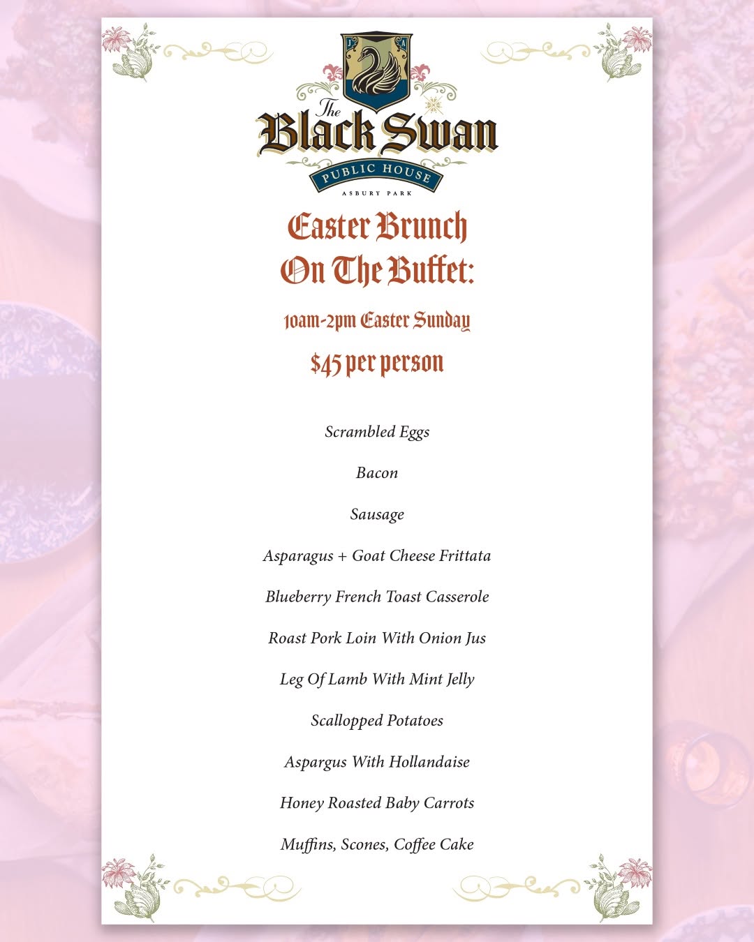 Easter Brunch Buffet