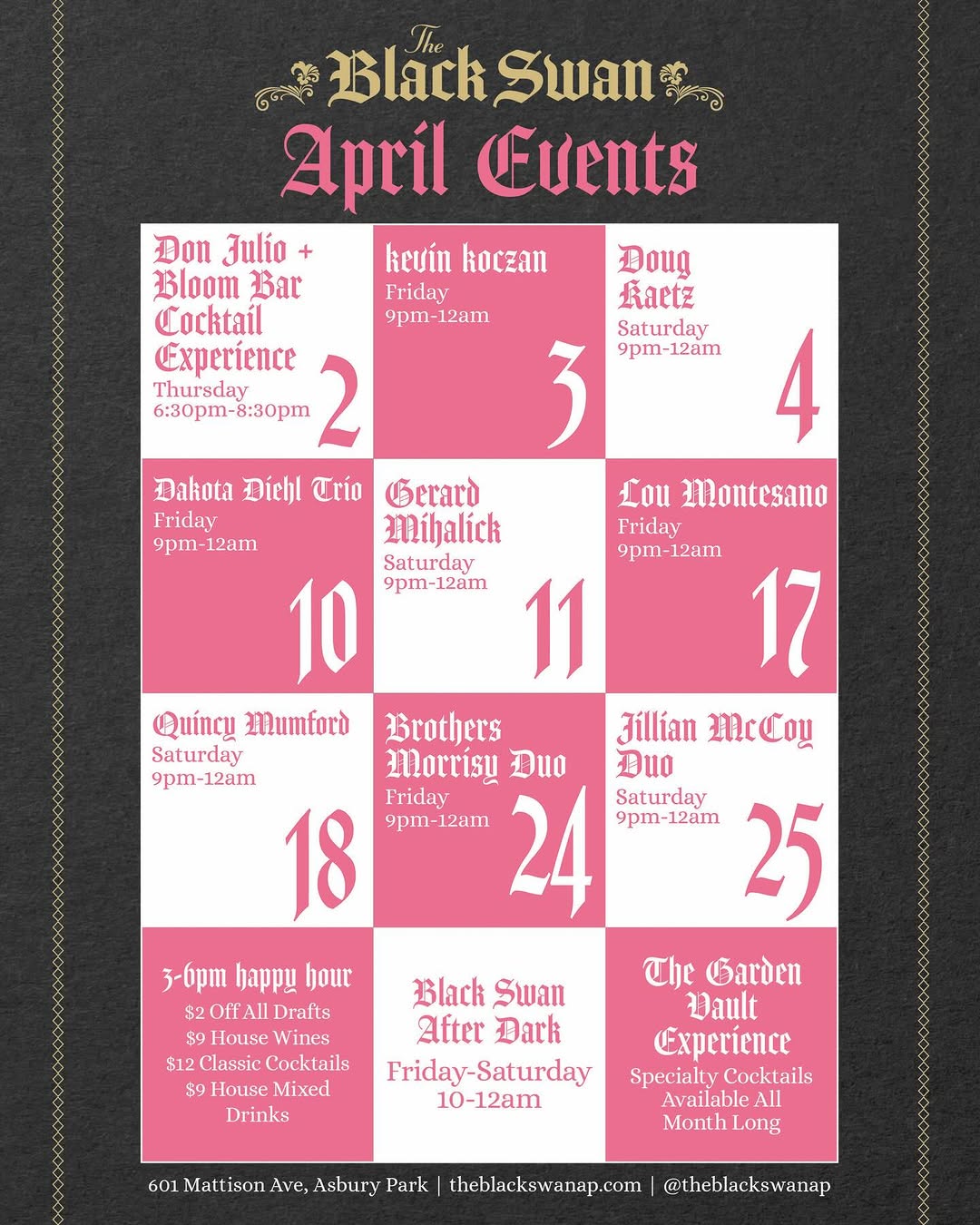 Brothers Morrisy Duo: Black Swan After Dark