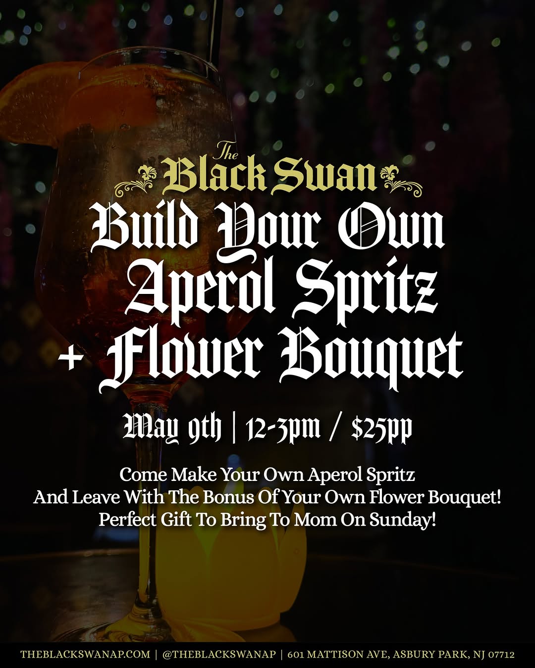 Build Your Own Aperol Spritz + Flower Bouquet