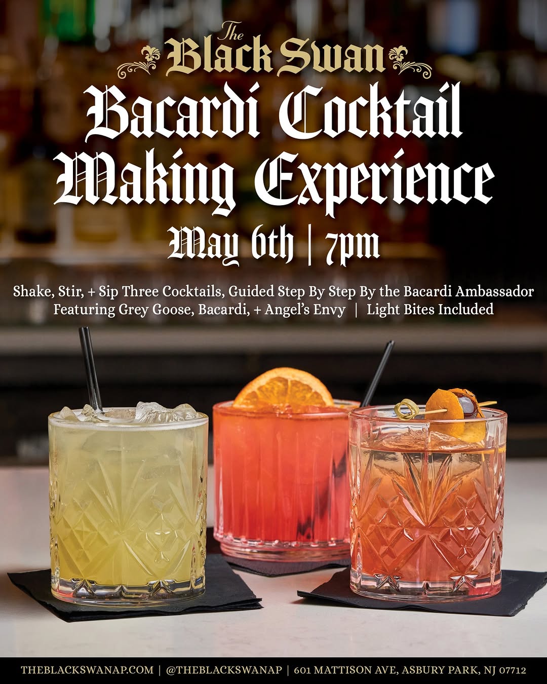 Bacardi Cocktail Making Experience
