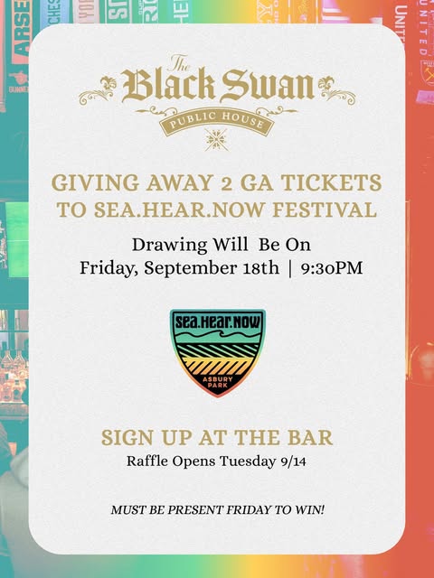 Sea.Hear.Now Ticket Giveaway Drawing