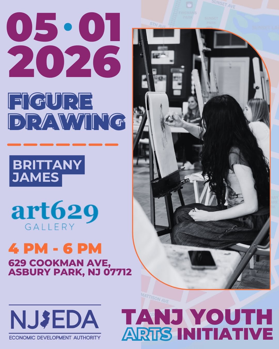 Teen Arts New Jersey Presents The TANJ Youth Arts Initiative: FIGURE DRAWING