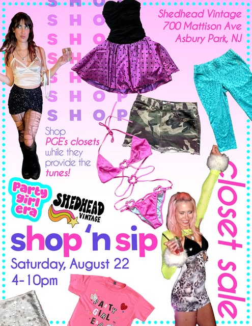 Shop 'n Sip Closet Sale