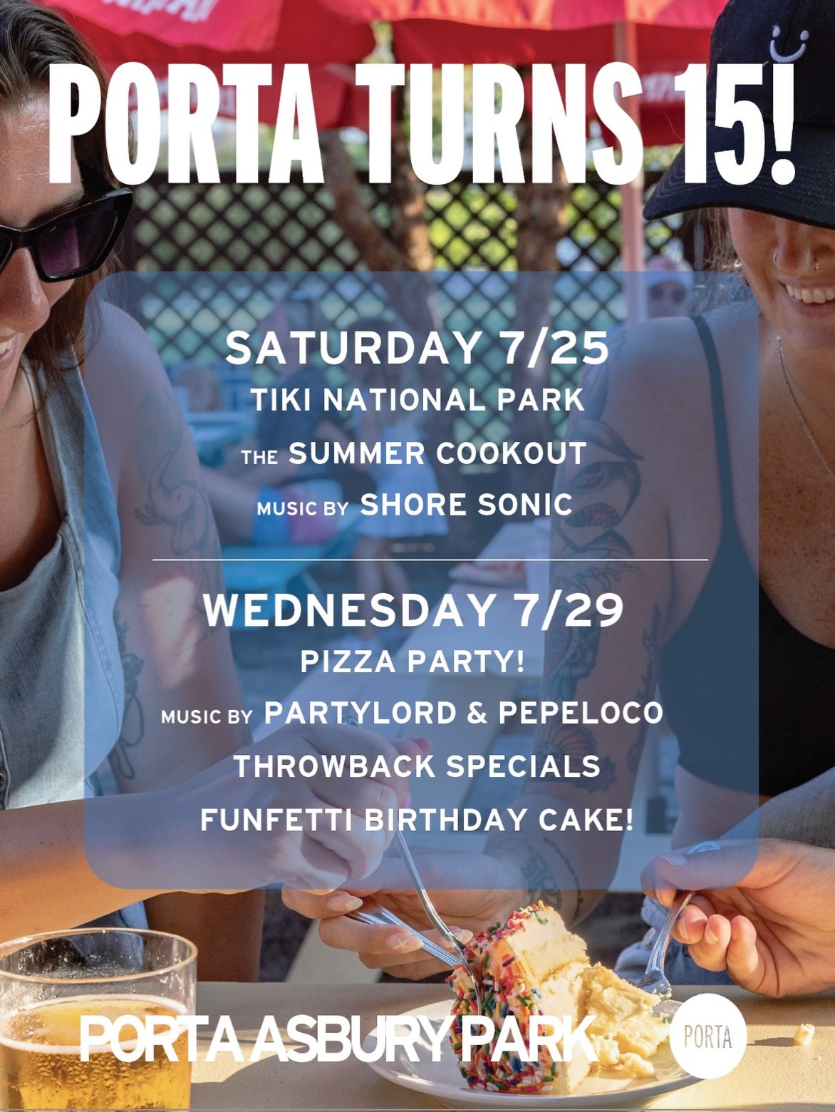 Porta Turns 15! Pizza Party