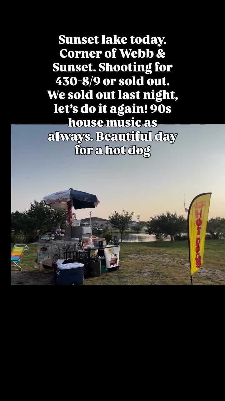 90s House Music at Sunset Lake with Uncle Jessie's Hot Dogs