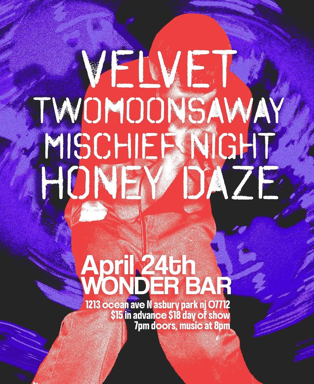 Velvet with Two Moons Away, Mischief Night, and Honey Daze