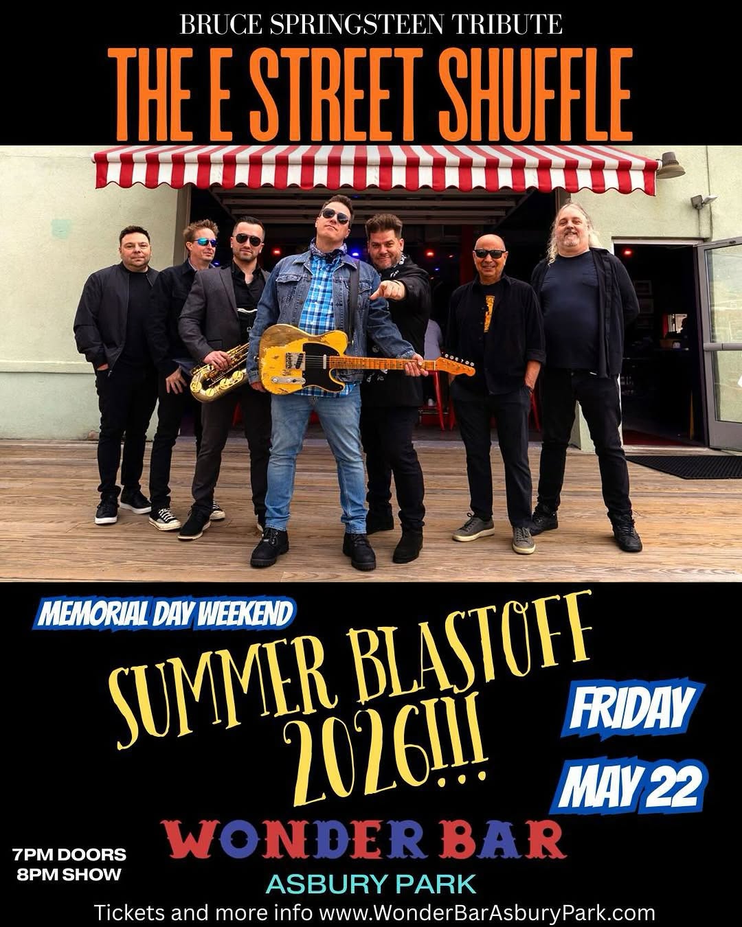 The E Street Shuffle: Tribute to the Boss Summer Blastoff 2026