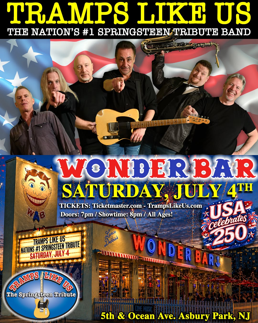 Tramps Like Us: The Springsteen Tribute - America 250 Celebration