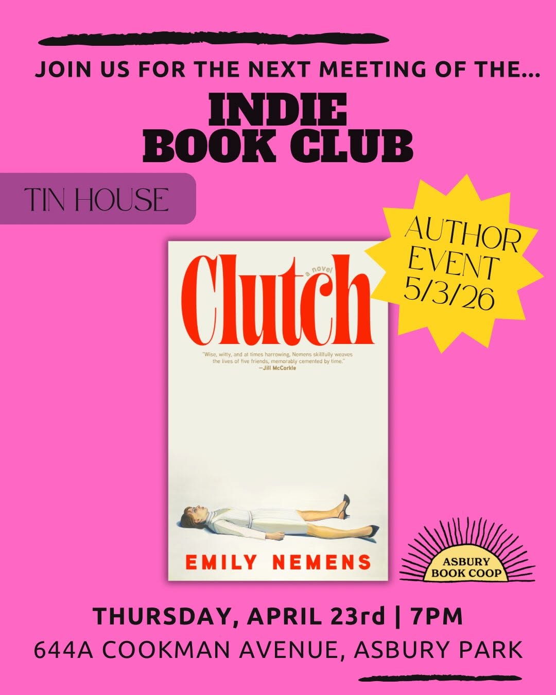 Indie Book Club: Clutch by Emily Nemens