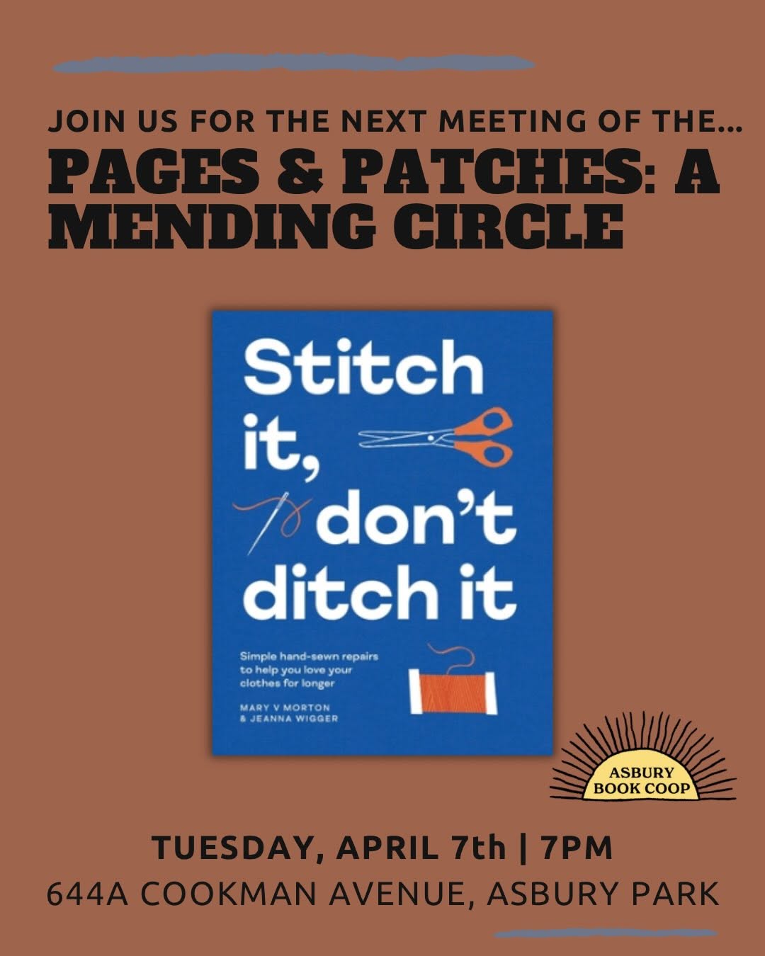 Pages & Patches: A Mending Circle
