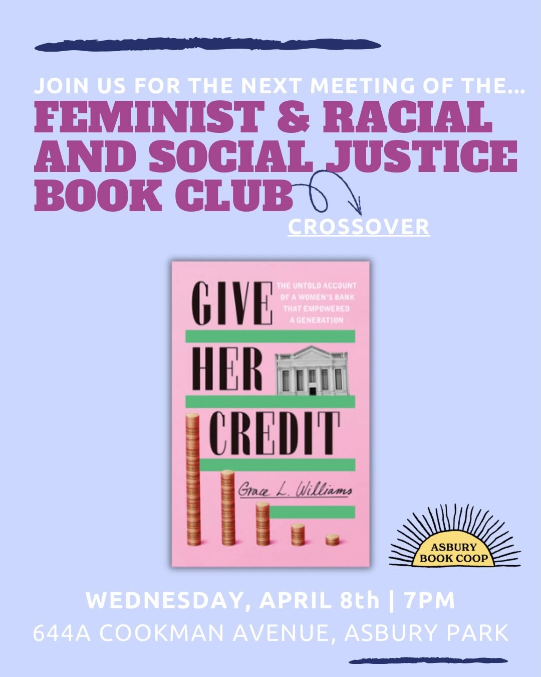 Feminist & Racial and Social Justice Book Club Crossover: Give Her Credit