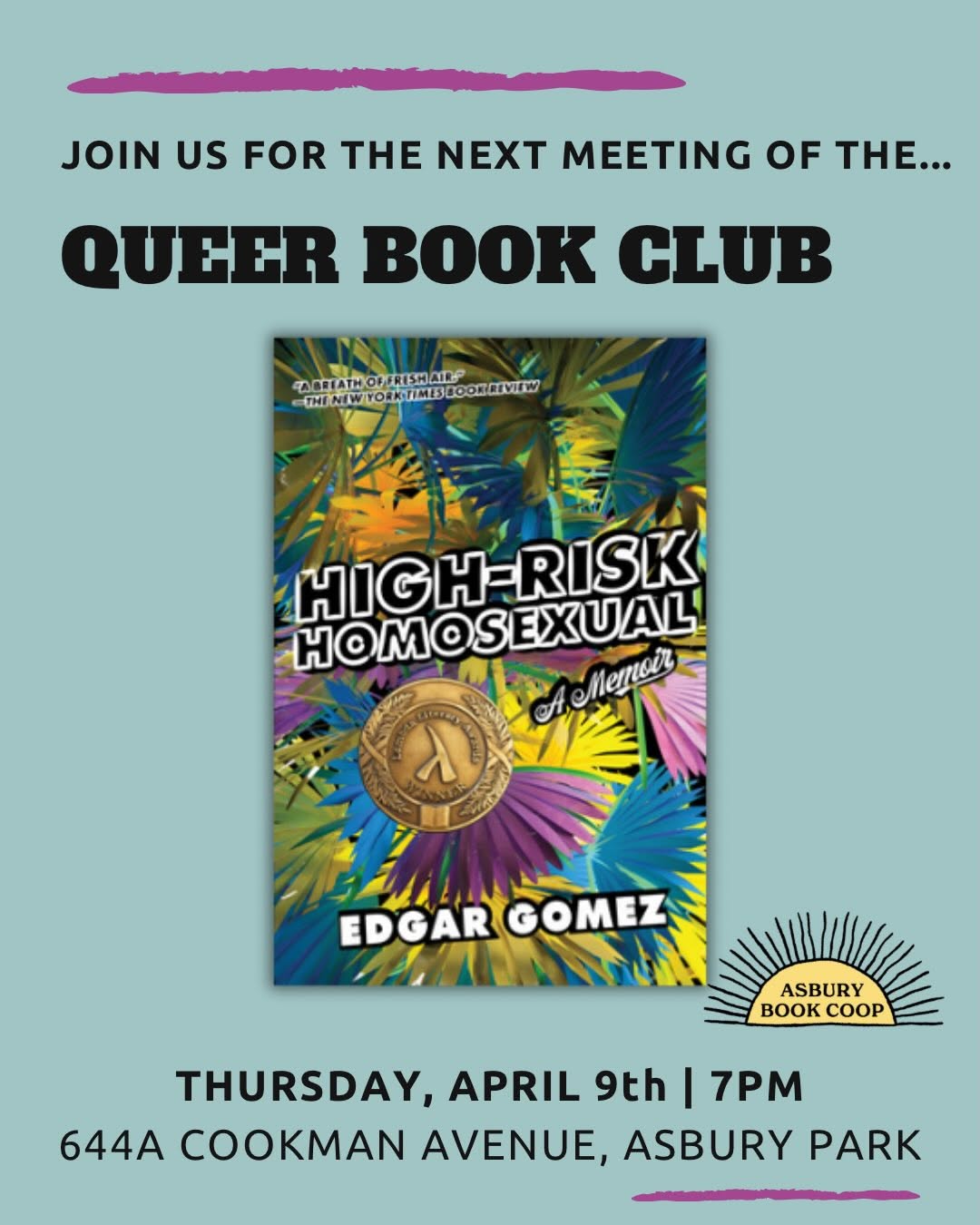 Queer Book Club: High-Risk Homosexual by Edgar Gomez