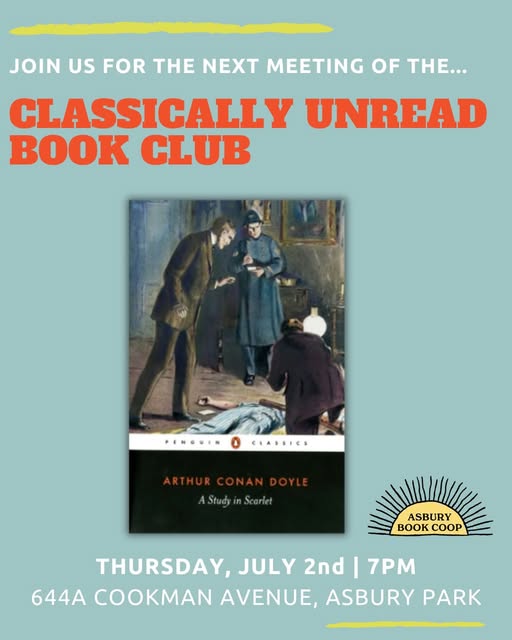 Classically Unread Book Club: A Study In Scarlett