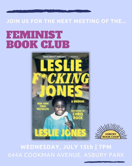 Feminist Book Club: Leslie F*cking Jones