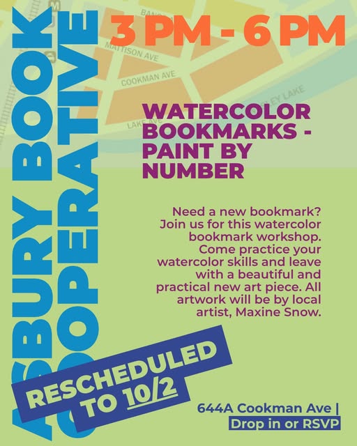 Watercolor Bookmarks - Paint by Number