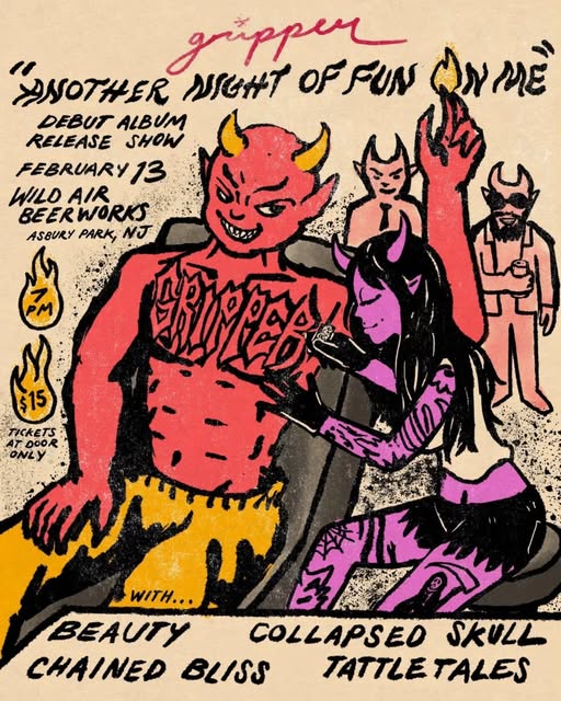 Gripper — Another Night of Fun On Me Debut Album Release Show