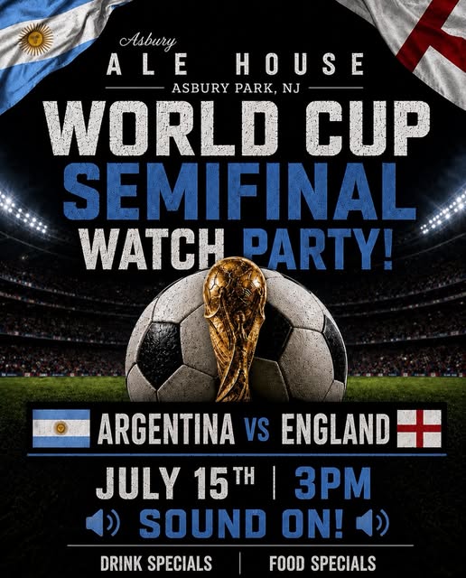 World Cup Semifinal Watch Party: Argentina vs. England