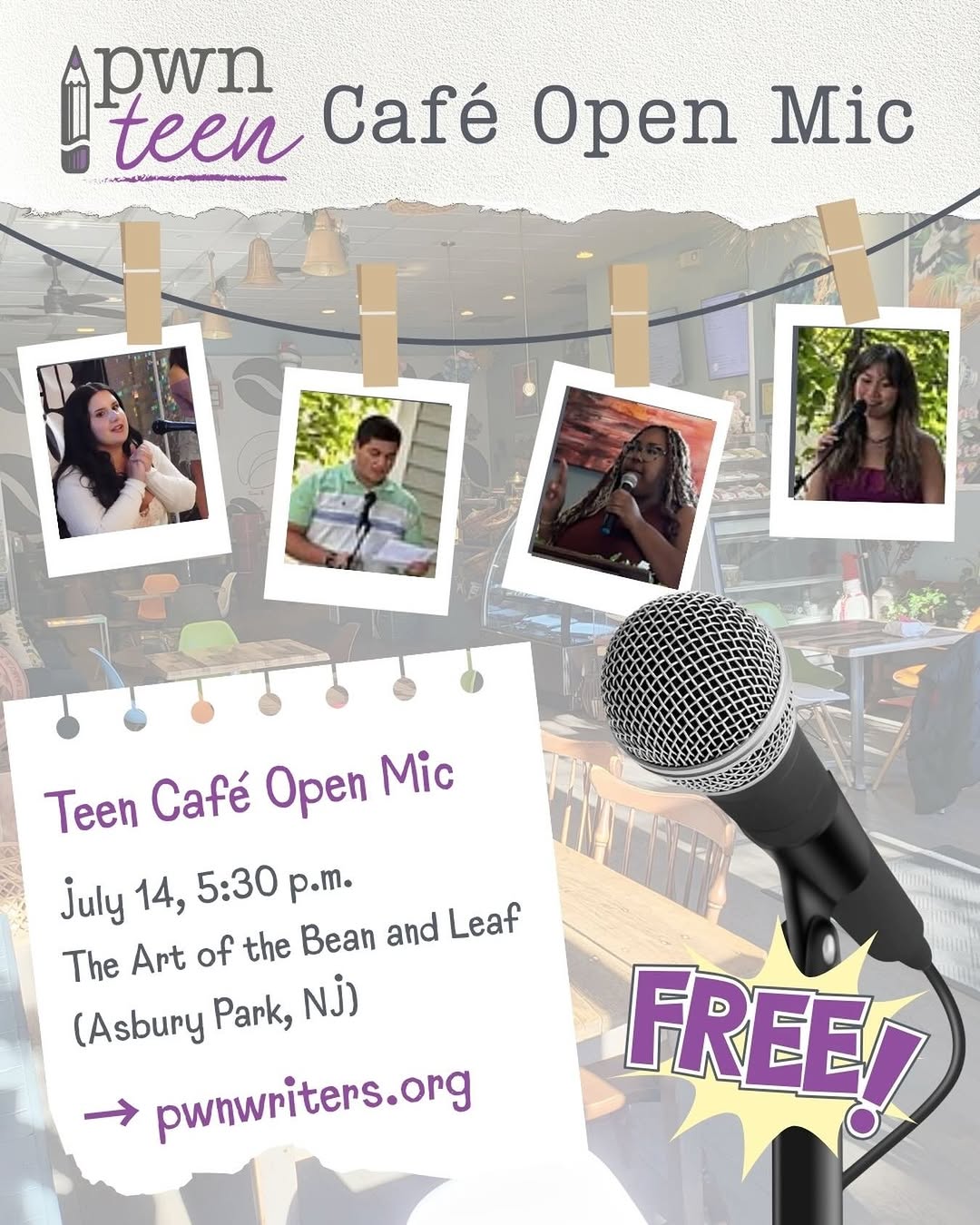Teen Cafe Open Mic