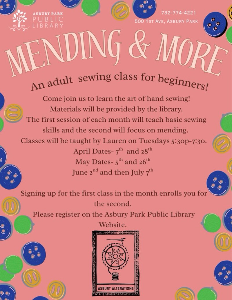 Mending & More: Adult Beginner Sewing Class