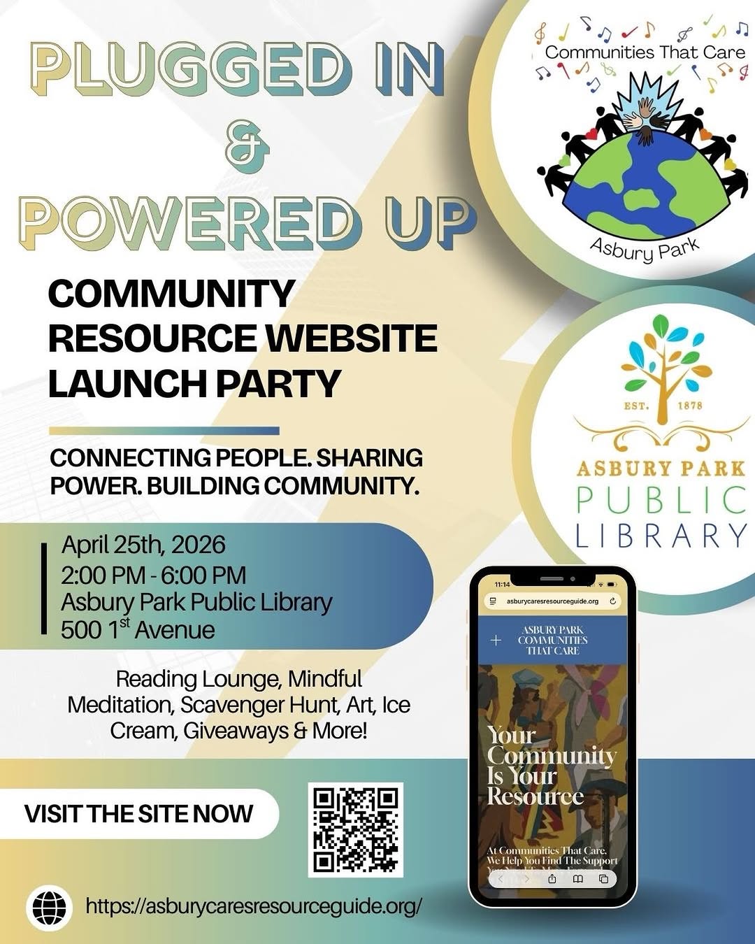 Plugged In & Powered Up: Community Resource Website Launch Party