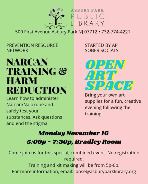 Narcan Training & Harm Reduction / Open Art Space