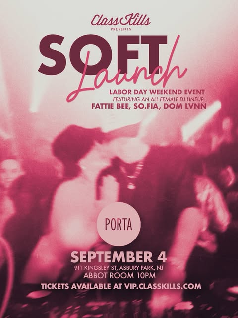 Soft Launch: Labor Day Weekend Event