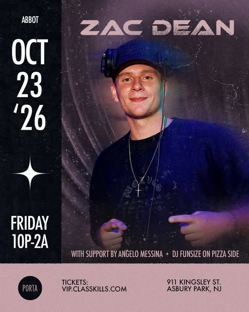 Porta Fridays: Zac Dean