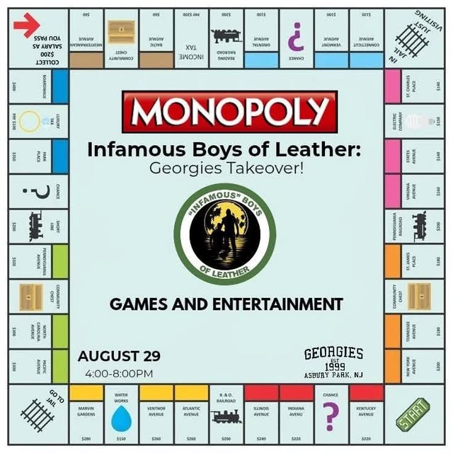 Infamous Boys of Leather: Georgies Takeover!