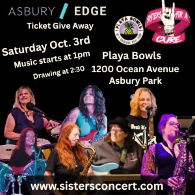 Asbury Edge Ticket Give Away: Sisters for a Cure