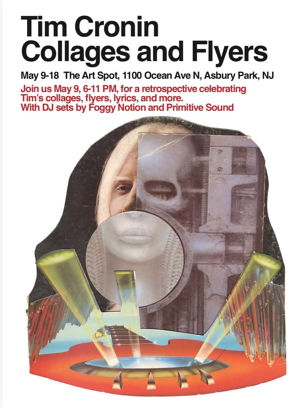 Tim Cronin Collages and Flyers Opening Reception