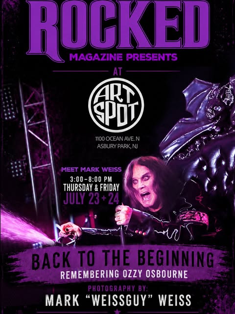 Back to the Beginning: Remembering Ozzy Osbourne Photography Exhibition