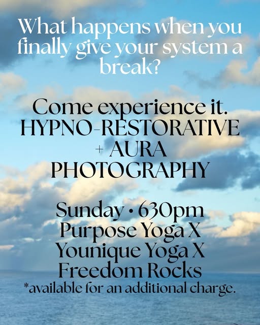 Hypno-Restorative + Aura Photography