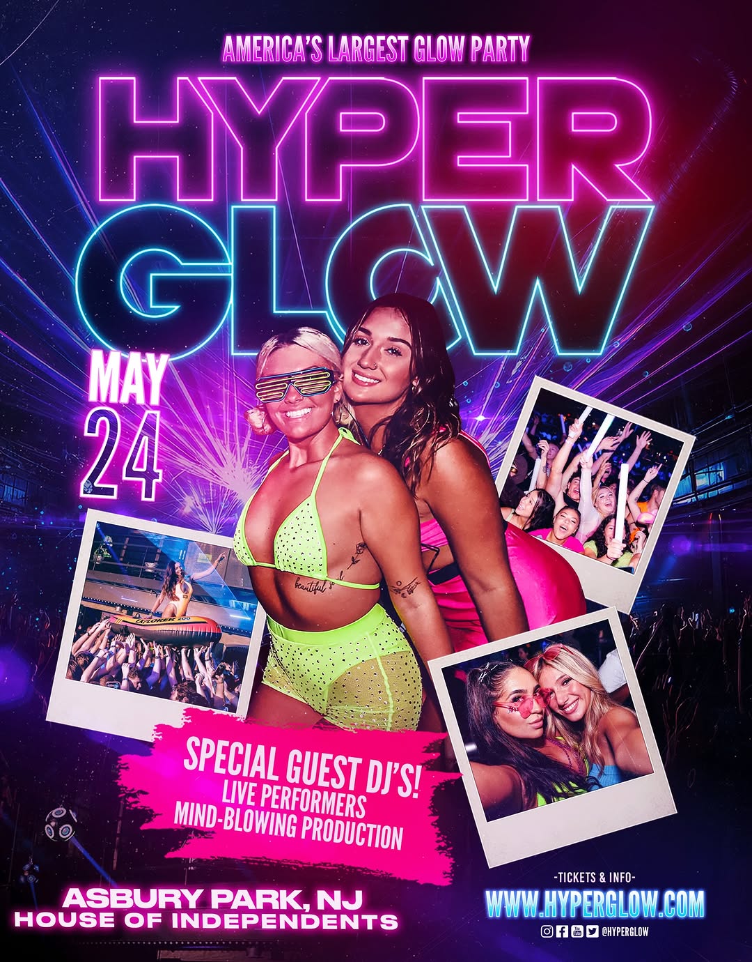 HYPERGLOW Asbury Park, NJ - “America’s Largest Glow Party”