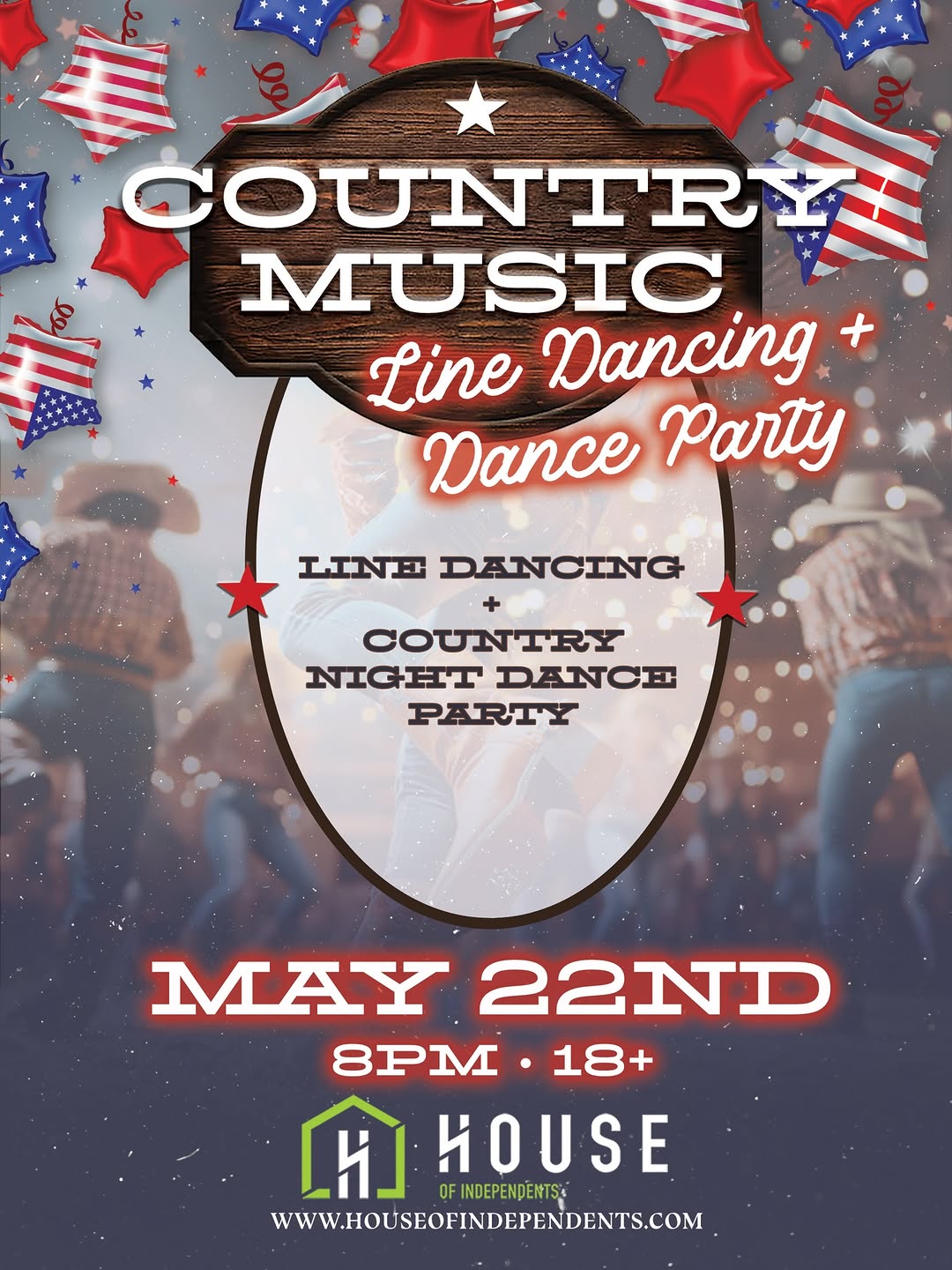 Country Night in Asbury Park (Line Dancing + Country Music Dance Night)