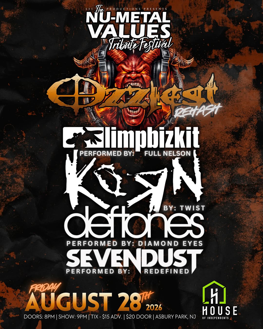Nu-Metal Values Tribute Festival: Ozzfest Rehash
