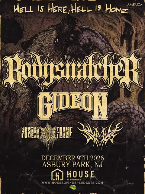 BODYSNATCHER "Hell Is Here, Hell Is Home Tour"